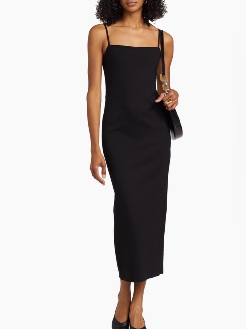 NWT Rag & Bone Irina Cami Maxi Dress in Black Size XS